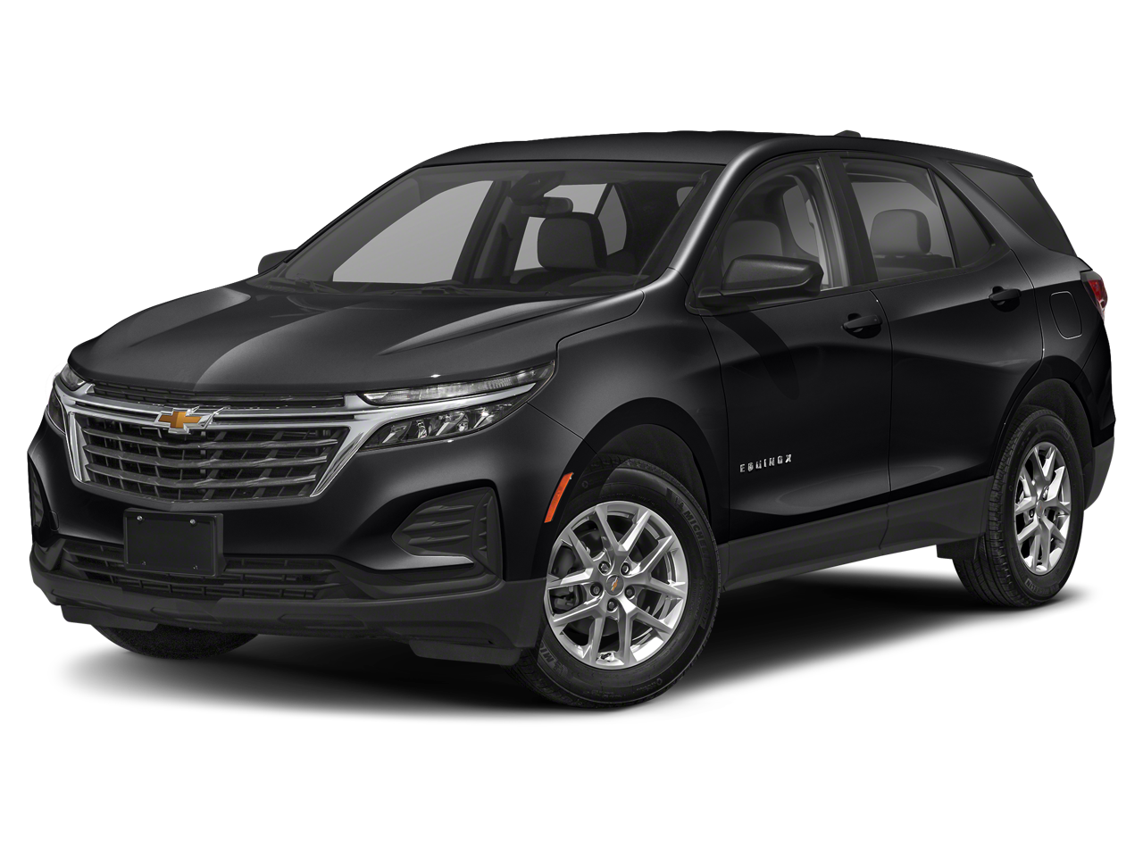2024 Chevrolet Equinox LT in Summit White — front three-quarter view