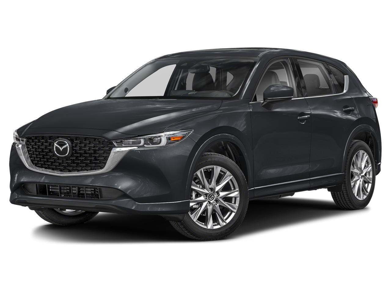 2025 Mazda Mazda CX-5 2.5 S Premium Plus Package in Jet Black Mica — front three-quarter view