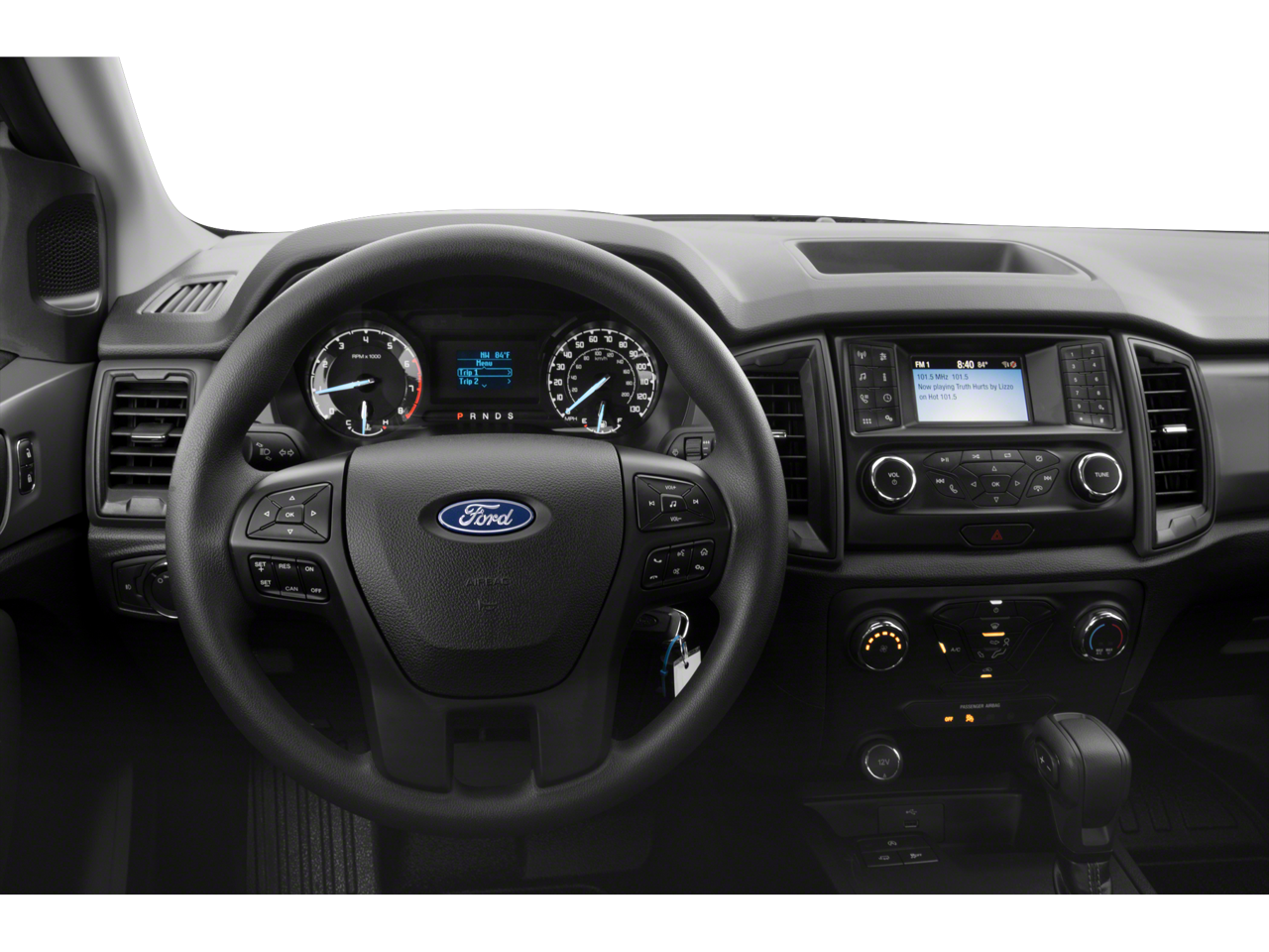 2021 Ford Ranger — interior view