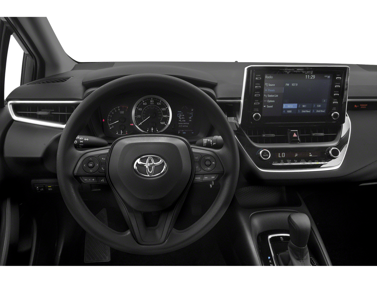 2022 Toyota Corolla — interior view
