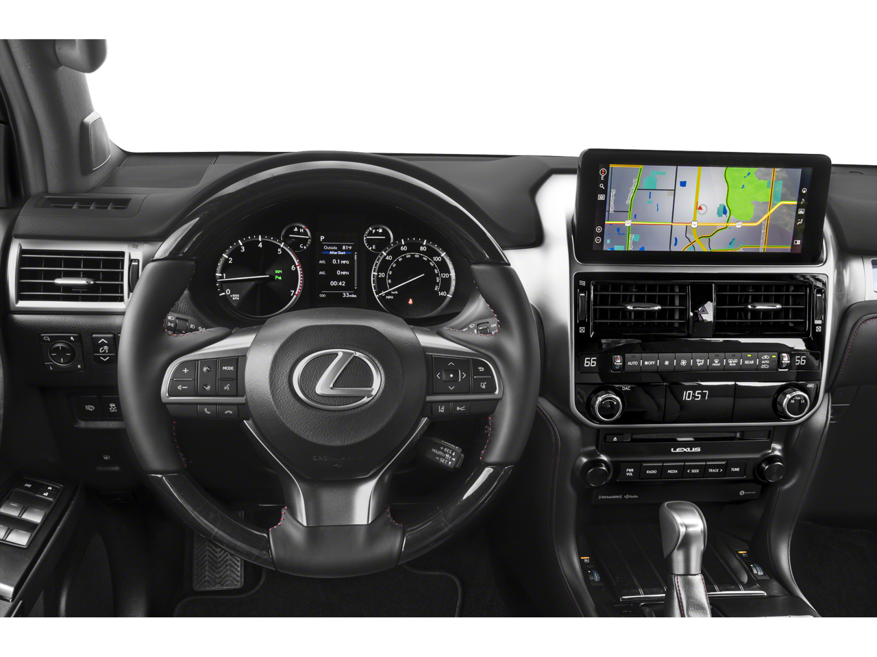 2023 Lexus GX 460 — interior view