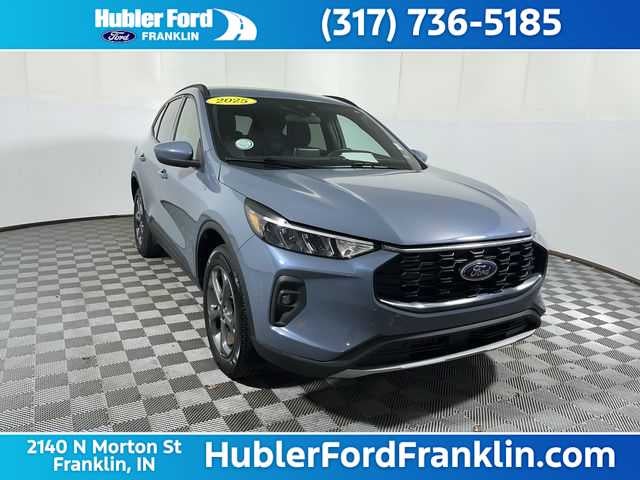 2025 Ford Escape ST-Line Select in Vapor Blue — front three-quarter view
