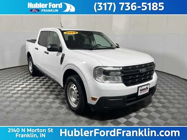 2022 Ford Maverick XL in Oxford White — front three-quarter view