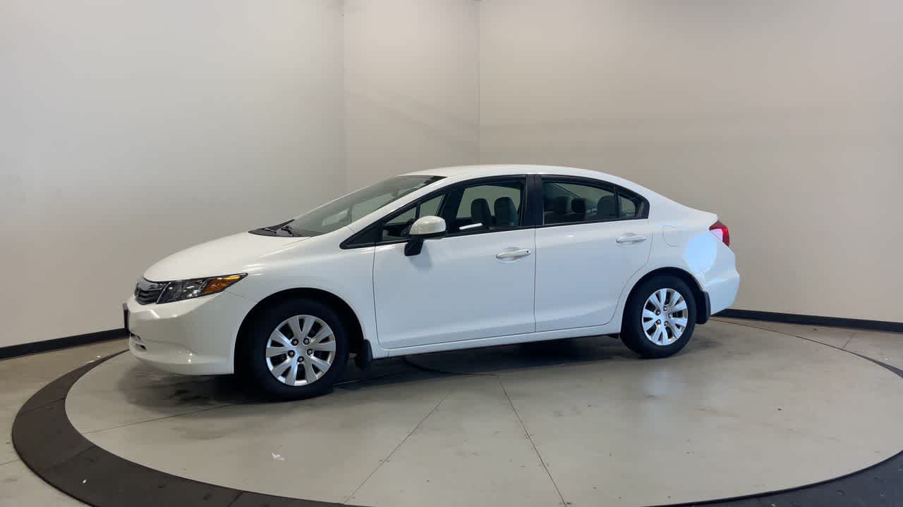 2012 Honda Civic — rear three-quarter view