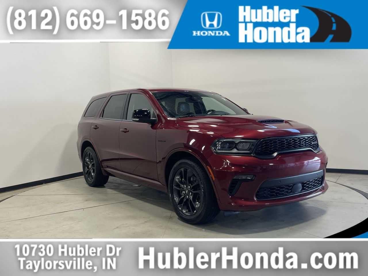 2022 Dodge Durango R/T Plus in Octane Red Pearlcoat — front three-quarter view