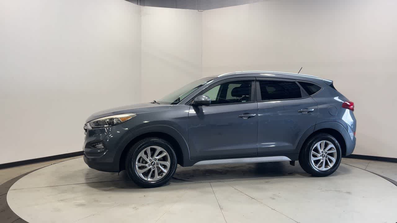 2017 Hyundai Tucson — rear three-quarter view