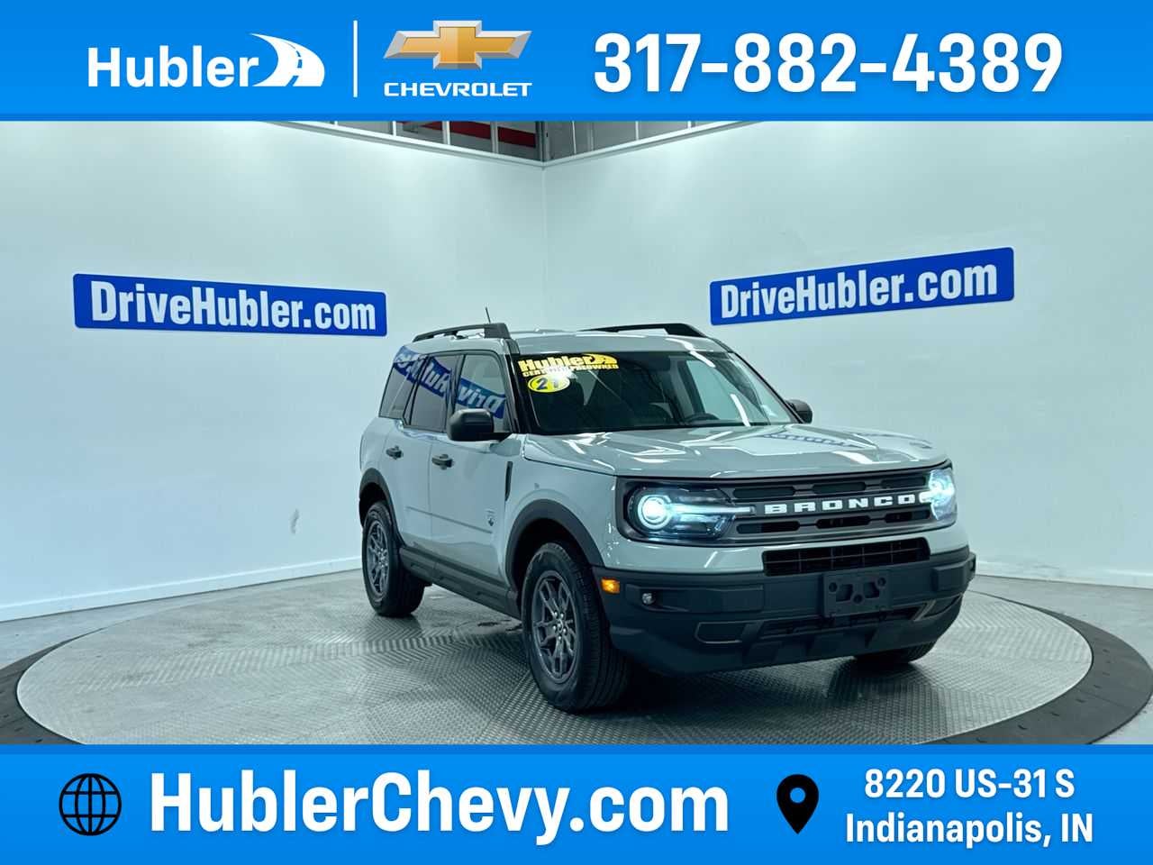 2021 Ford Bronco Sport Big Bend in Galaxy Gray Metallic — front three-quarter view