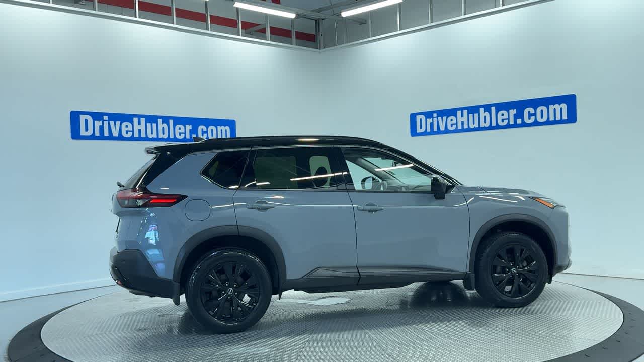 2023 Nissan Rogue — rear three-quarter view