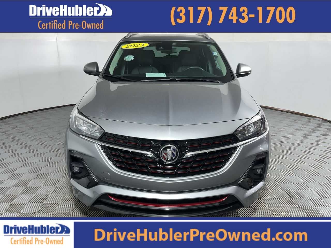 2023 Buick Encore GX Select in Moonstone Gray Metallic — front three-quarter view