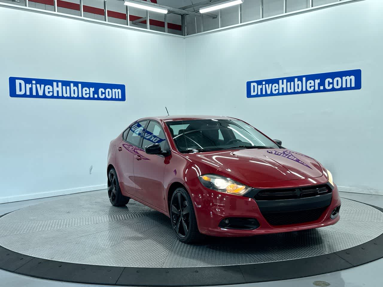 2015 Dodge Dart SXT in Redline 2 Coat Pearl — front three-quarter view