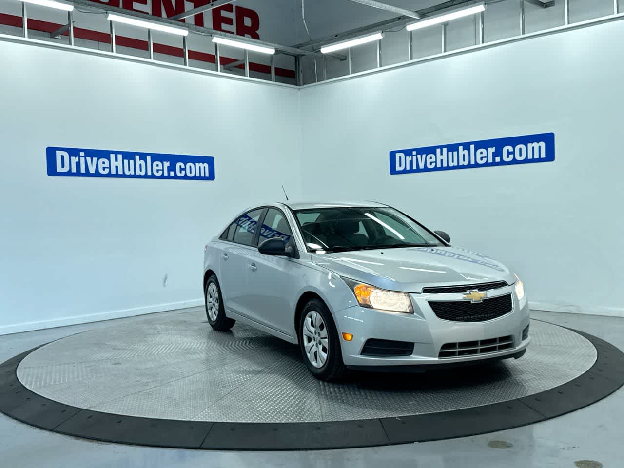 2014 Chevrolet Cruze LS in Silver Ice Metallic — front three-quarter view