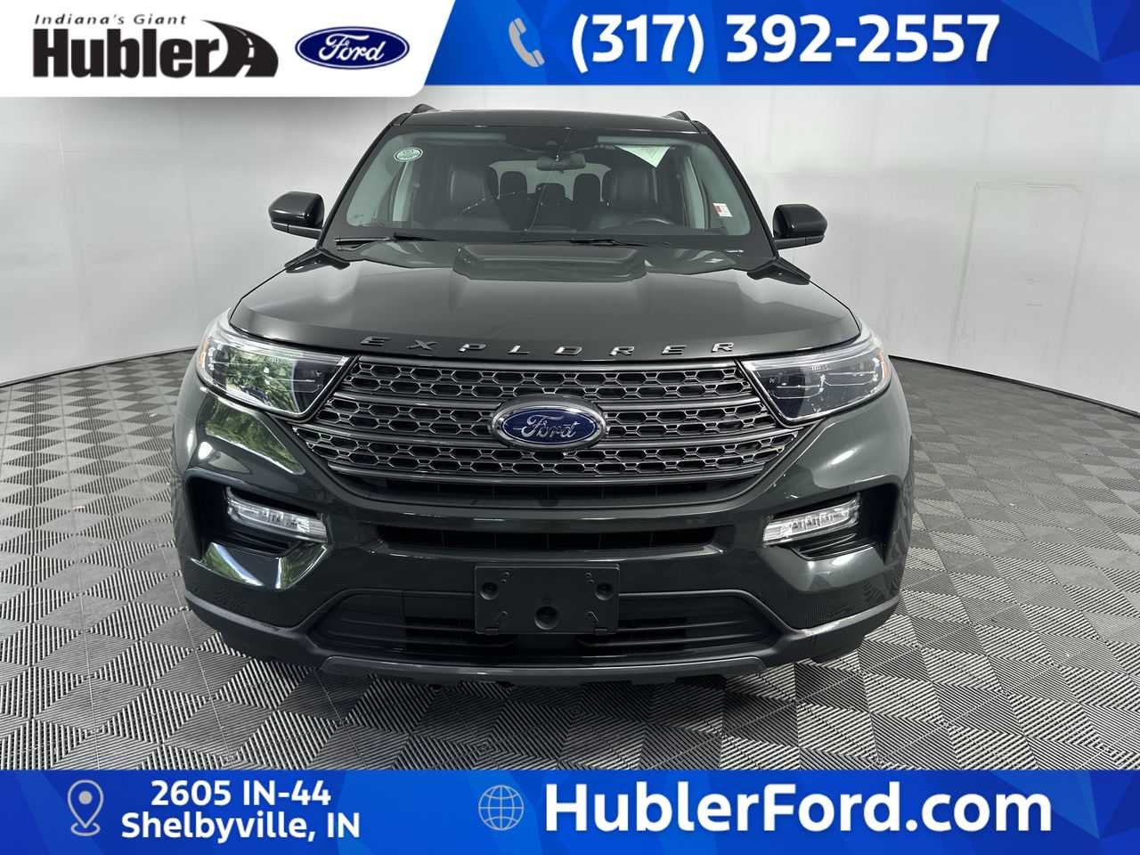 2022 Ford Explorer — rear three-quarter view