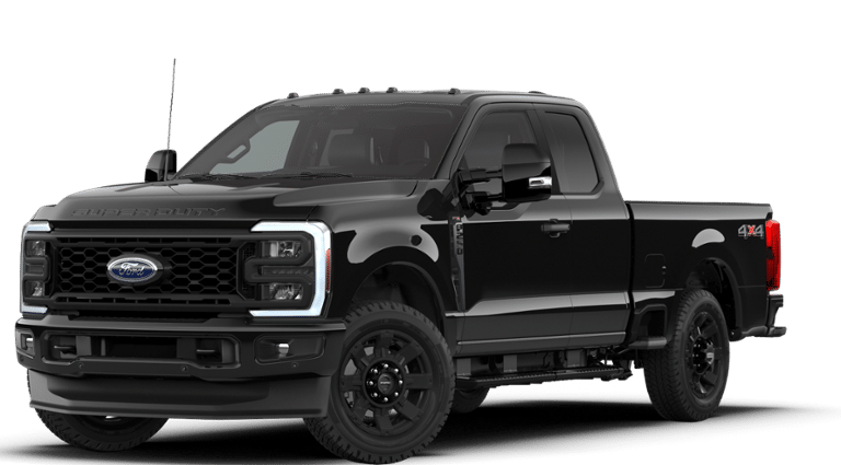 2026 Ford Super Duty F-250 XL in Agate Black Metallic — front three-quarter view