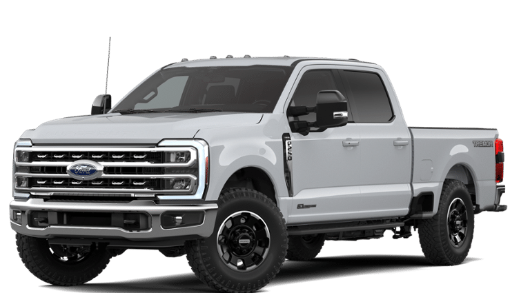 2026 Ford Super Duty F-250 Lariat in Avalanche — front three-quarter view