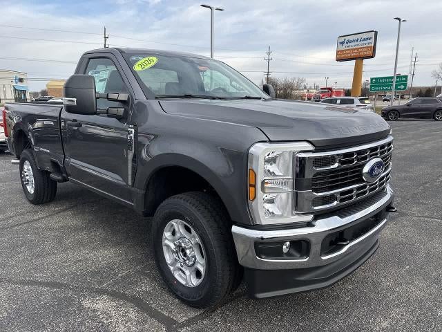 2026 Ford Super Duty F-350 XLT in Carbonized Gray Metallic — front three-quarter view