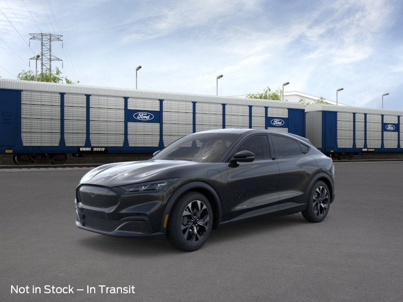 2026 Ford Mustang Mach-E Select in Shadow Black — front three-quarter view